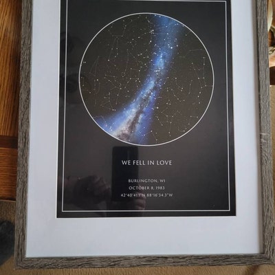 Custom Star Map, Most REALISTIC Night Sky Print, the Perfect ...