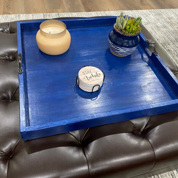 Large Square Ottoman Tray Etsy Large square ottoman tray etsy