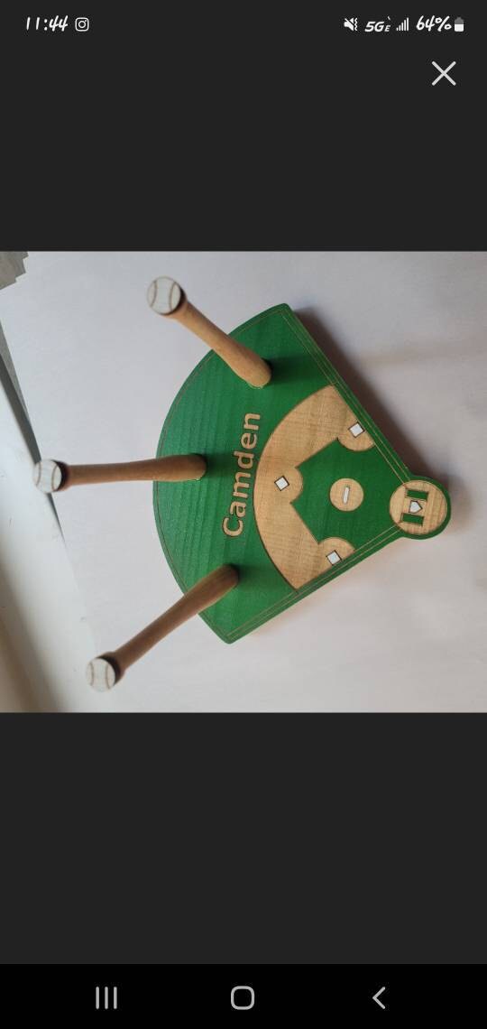 BASEBALL or SOFTBALL RING Holder + Tournament Ring Display + Championship Ring Rack + Customized Gift