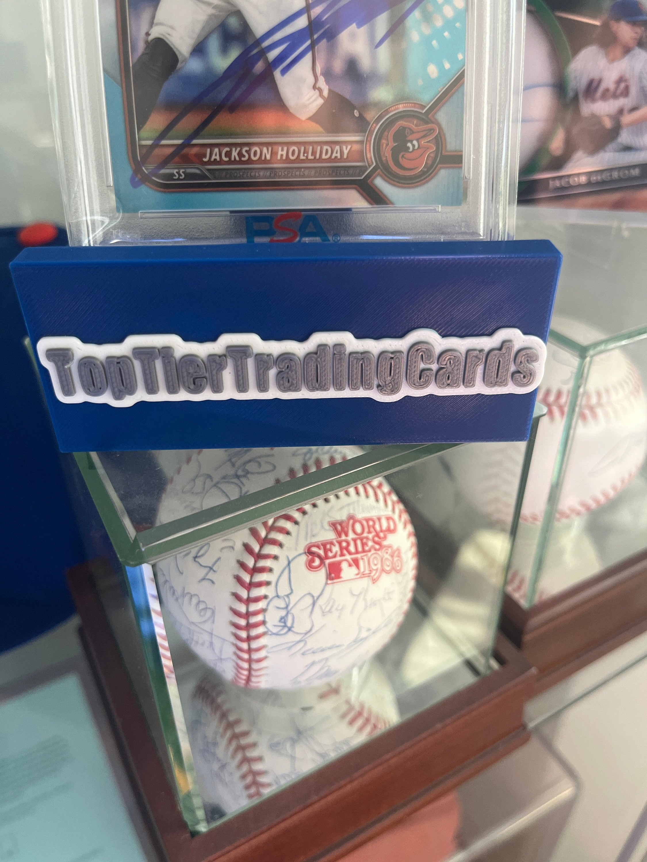 Custom Logo Trading Card Holder Personalized Display Stand Sports Cards for breakers and live stream sellers TCG 3D Printed
