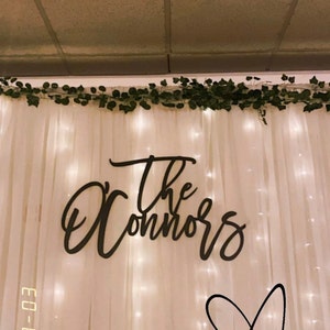 Mr and Mrs Sign Wedding Decor Backdrop Sign Wood Letters | Etsy