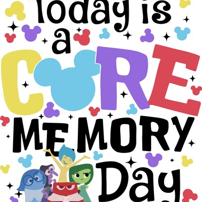 Today is a Core Memory Day Svg Png, Inside Out Svg Png, All the Feels ...
