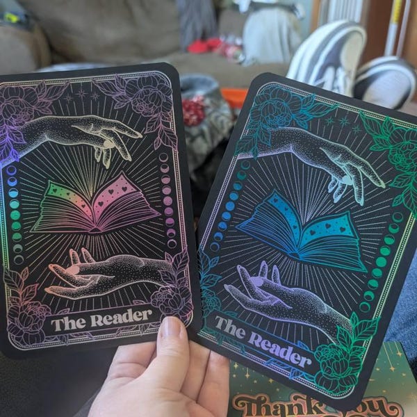 The Reader Tarot Card Kindle Paperwhite Clear Case Insert - Etsy