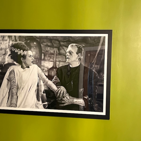 Bride of Frankenstein Couple 1935 Vintage Monster Movie Photo Poster ...