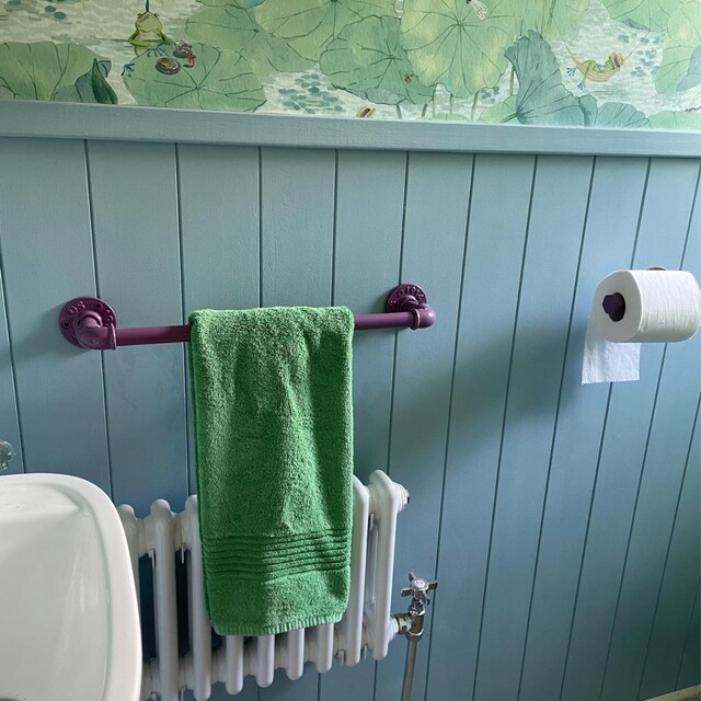インダストリアルバスルームアクセサリー4点セット、トイレット