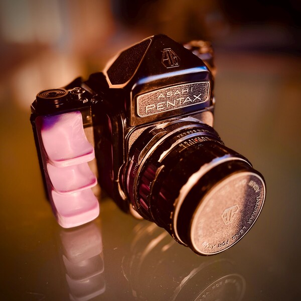 Impugnatura in legno per fotocamera Pentax 67 6X7 6 x 7 6 x