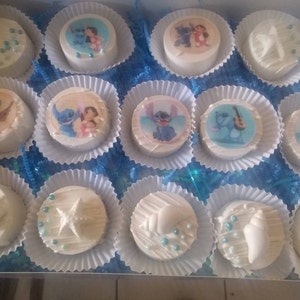 Printable Lilo and Stitch Party Cupcakes Toppers, Stitch Party Cupcakes ...