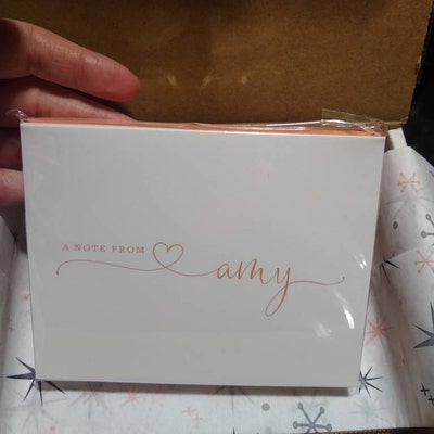 Note Cards With Envelopes Set for Women, Set of 10 Folded Stationery ...