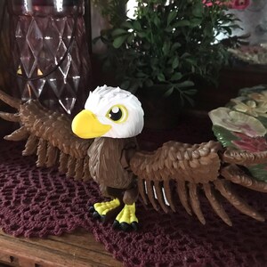 Cute Flexi Bald Eagle - 3D Printed - Etsy