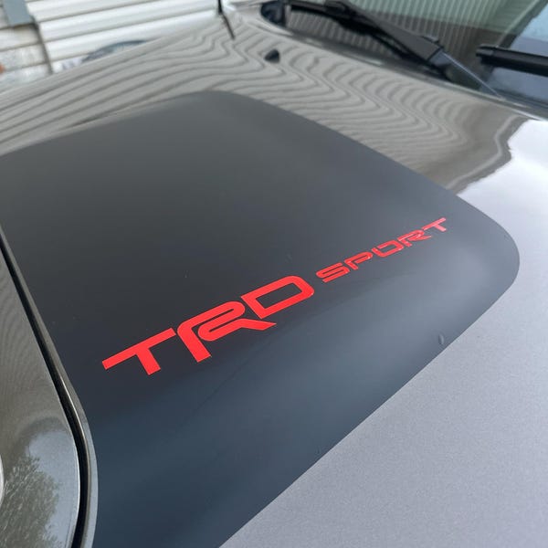 2025 + Toyota 4runner 6th Generation Hood Lettering Decal Set (TRD Off ...