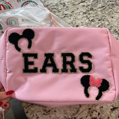 Clear Cosmetic Bag Personalized With Patches Toiletry Bag Cosmetic Bag ...