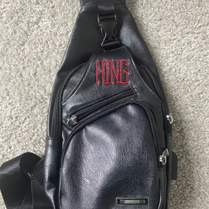 Personalized Men's Leather Sling Bag/chest Shoulder - Etsy