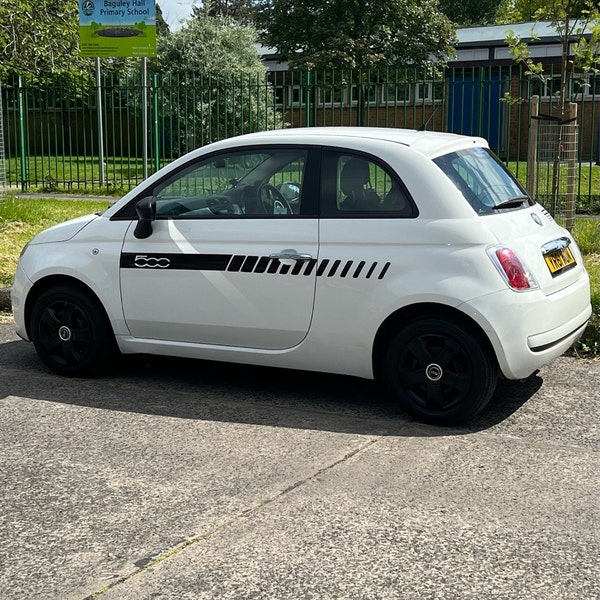 Fiat 500 Side Racing Stripes 005 Italian Flag Decals Vinyl Graphics ...