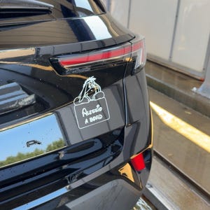 Autocollant "Bébé à Bord" Avec Prénom Personnalisé - Sticker Voiture - Neuf