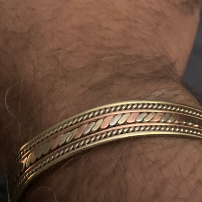 Bracelet Ethnique En Argent 925 Du Népal – Occasion En Bon état, Style Argenté Artisanal
