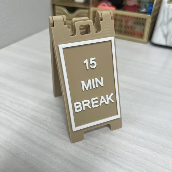 Desktop Status Sign Customizable 3D Printed Desktop Sign - Office Status Indicator - Etsy