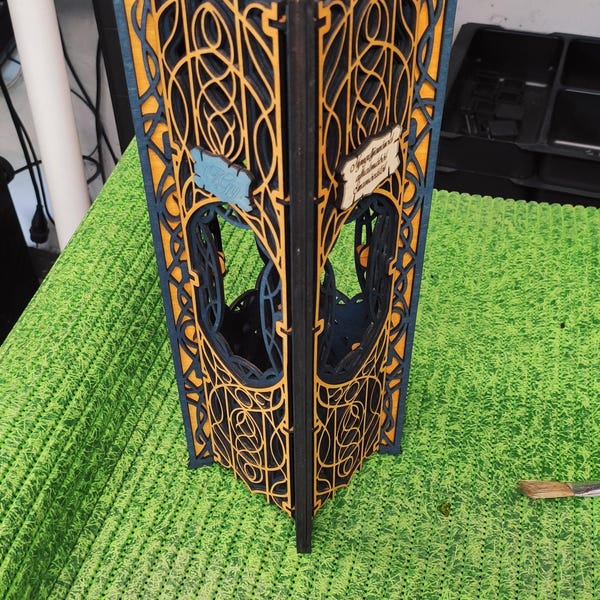 Multi-layer Wall Clock. Version W6. Laser Cut Files SVG, DXF, PDF ...