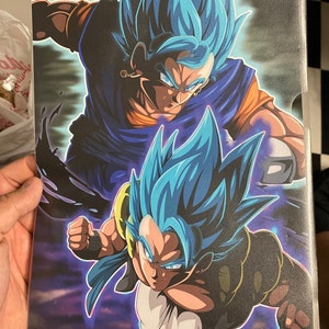 Dragon Ball GT/Z/Super Gogeta Fusion SSJ4/Blue/Vegito Poster 18inx12in