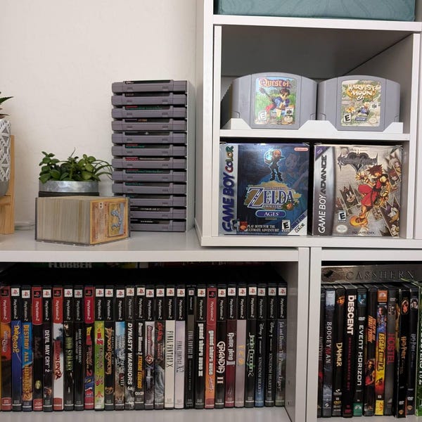 1 Row - Rack Display for Super Nintendo Entertainment System SNES NTSC ...