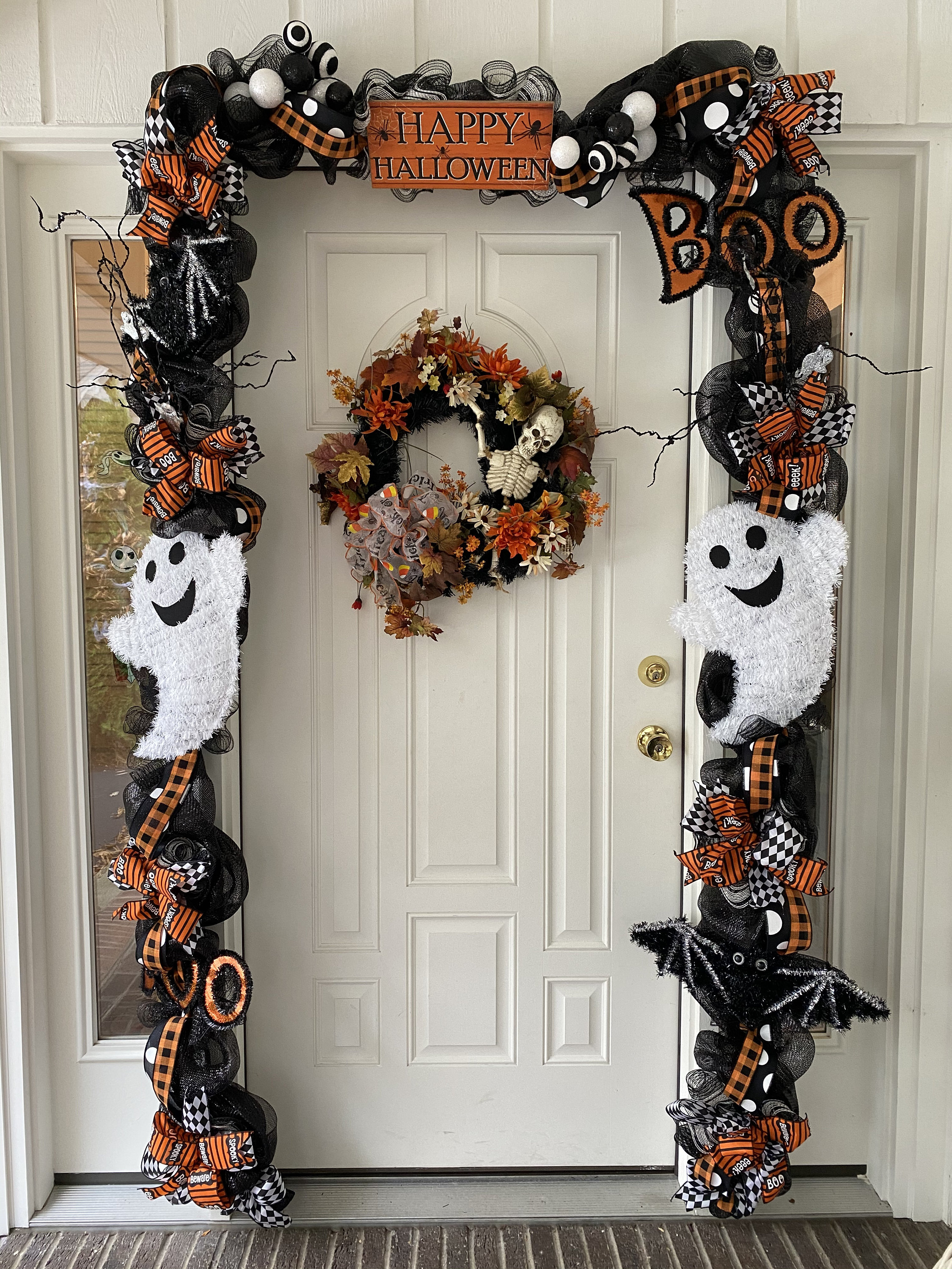 Halloween Garland Outdoor
 Halloween Garland Orange and Black Halloween Decor Halloween Swag