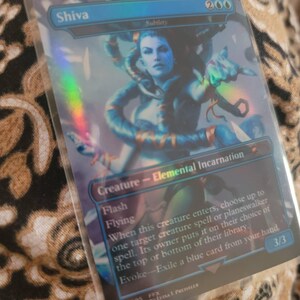 FF X MTG Holo Foil Proxy Card - Shiva (subtlety) - Holo Foil Proxy
