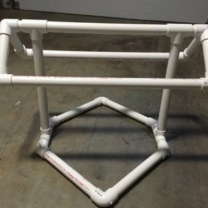 PLANS ONLY RV 6 Towel Bar Clothes Dryer Pvc Pipe Ladder Rack Beach ...