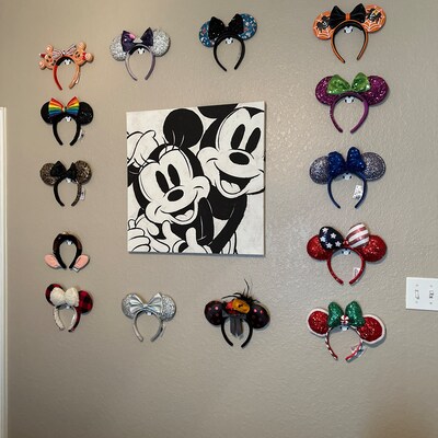 Decorated Mickey Ear Wall Displays 5, 10, or 20 Packs Also 3 Packs of ...