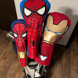 アイアンマンをイメージしたヘッドカバー - ドライバーまたは