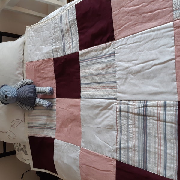 Personalised Embroidered Message Quilt - Etsy