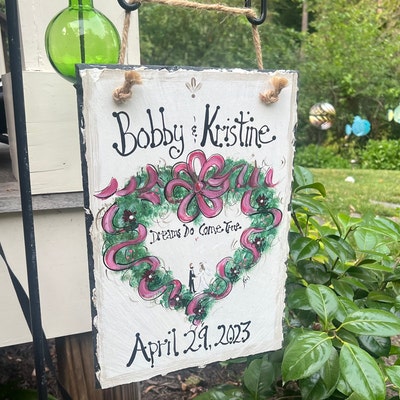Spring Slate. Welcome Sign. Summer Slate. Personalized Gift. Door Decor ...