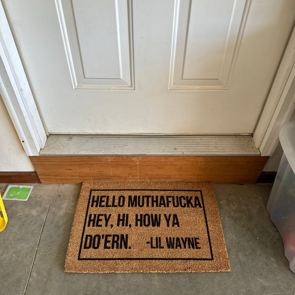Lil Wayne Welcome Mat