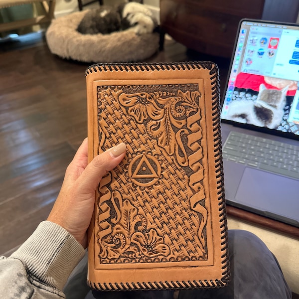 AA Large Print Big Book Cover An Airloom Beautifully Hand Carved Aa large print big book cover an airloom beautifully hand carved