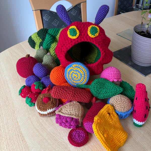 BUNDLE - the Very Hungry Caterpillar + Expansion Crochet Pattern ...
