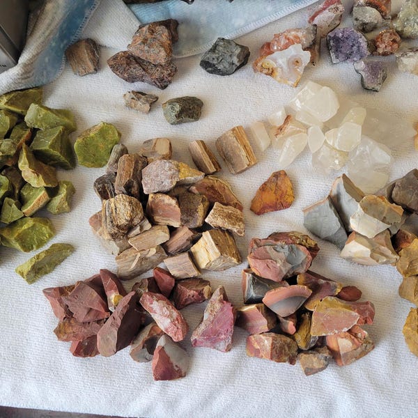 Insane Deal 20 Lbs of Assorted Rough Stones at Unbeatable Prices ...