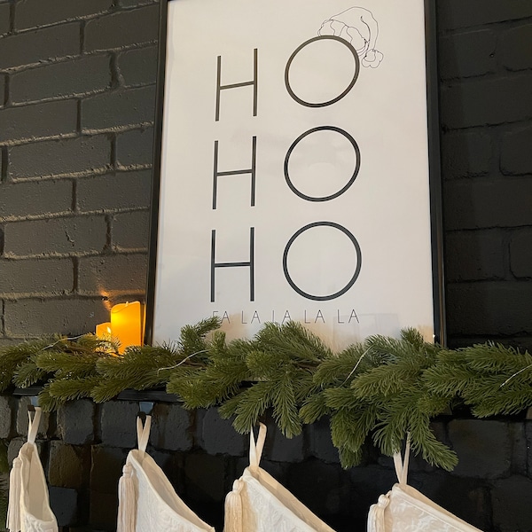 Christmas Wall Art | 20 Christmas Prints | Black and White Christmas ...