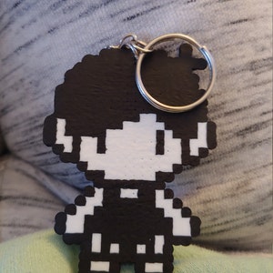 Omori Mari Ghost / Spirit Perler Keychain (or Magnet, Pin, Ornament, Sprite)