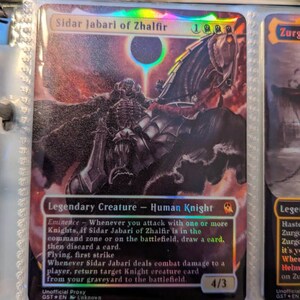 mtg ギルドの重鎮ザナザー 箔押しプロモfoil 日本語版 afr