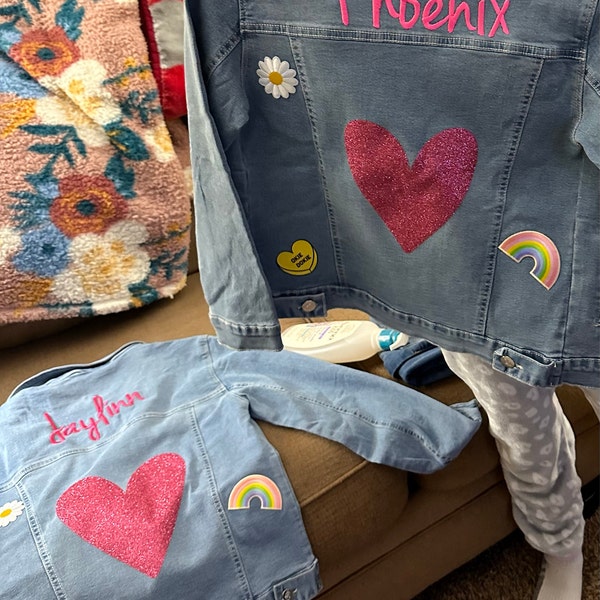 Custom Embroidered Denim Jacket For Babies & Toddlers - Personalized