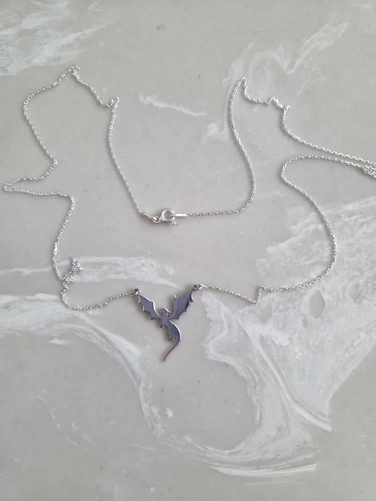 Dragon Necklace in Silver, Gold, and Rose • Year of the Dragon Necklace • 14K Gold Filled Chinese Dragon Jewelry