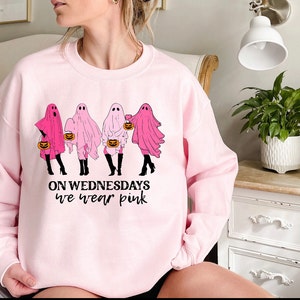 We Wear Pink Ghost Bucket Black Tee main image 0