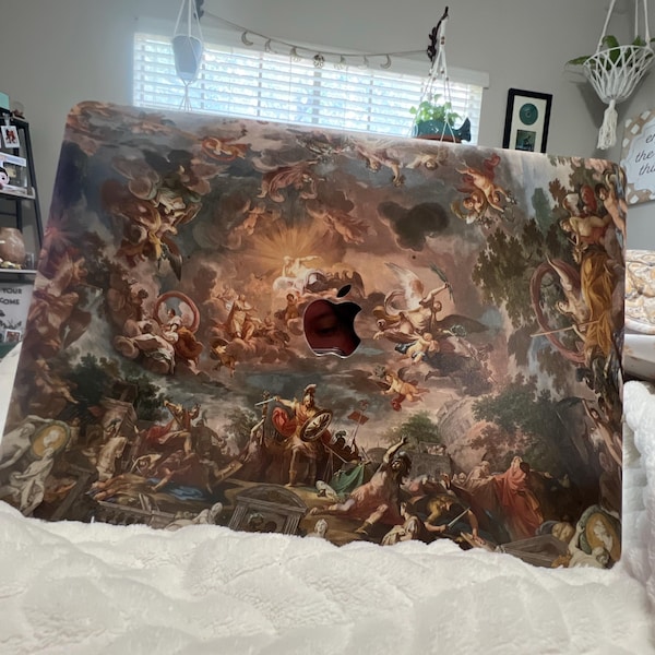 Computer Renaissance Case Badge Renaissance Art New MacBook Case,hard Laptop Case for MacBook Air15/13 ...