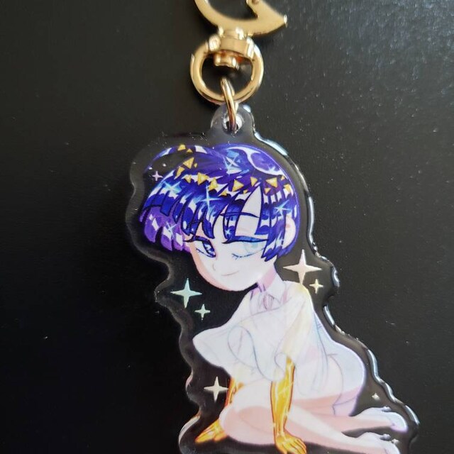 月のフォスキーホルダー、宝石の国/クリアアクリルキーホルダー - Etsy