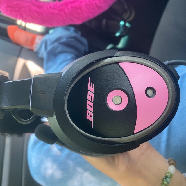 Bose A-20 Aviation Headset Graphics STYLE 4 | Color Block Bose A