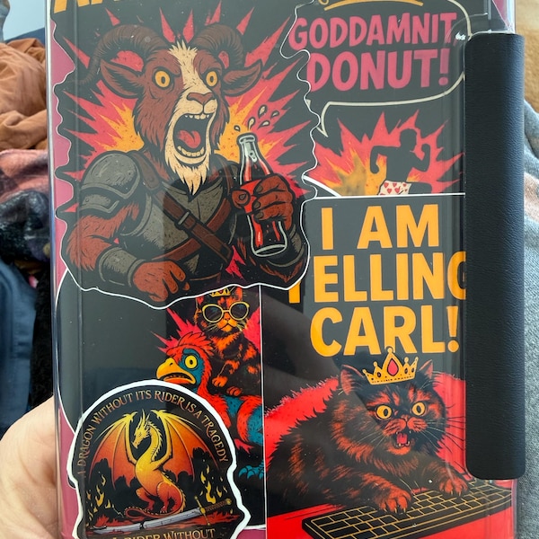 Dungeon Crawler Carl Sticker Pack – Waterproof Vinyl Fan Art - Etsy