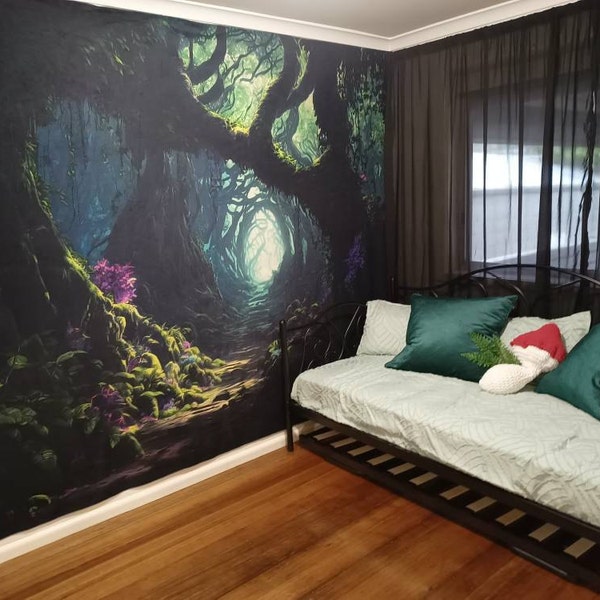 Enchanted Forest Wall Art Enchanted Forest Printable Digital Art ...