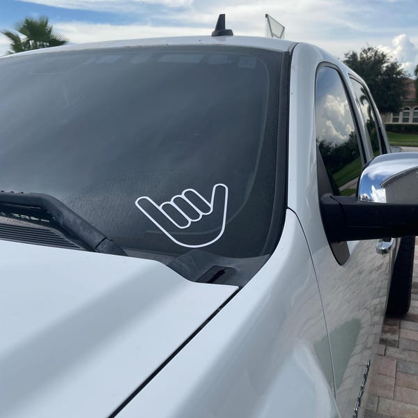 Hand Peace Sign, Two Fingers Di Cut Decal Car/truck/home/phone/computer ...