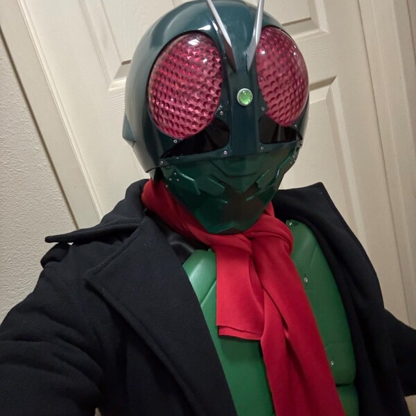 BLACK Kamen Rider 3D File Printed Cosplay - Etsy