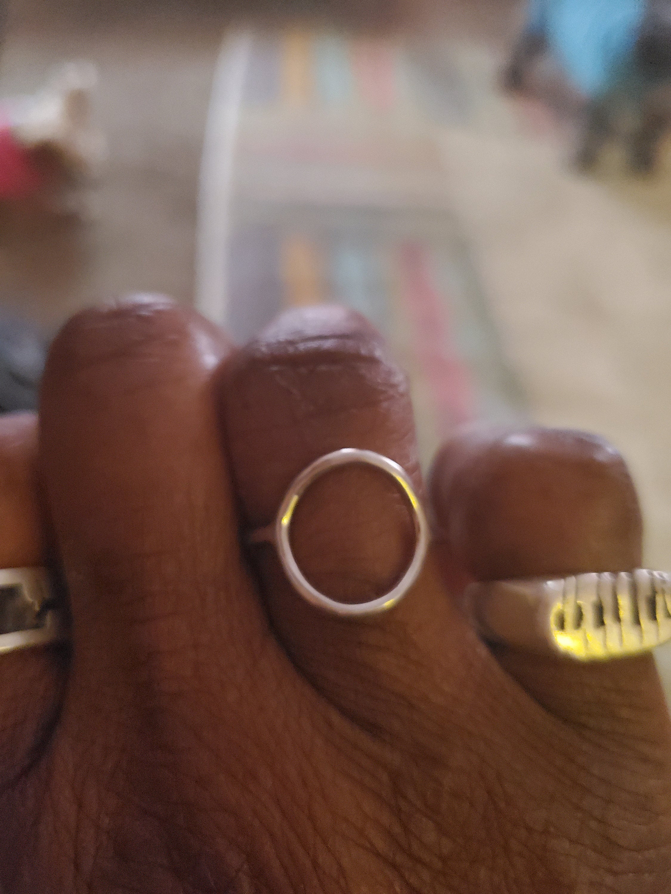 Open Circle Ring Open Circle Ring Silver Circle Ring Etsy