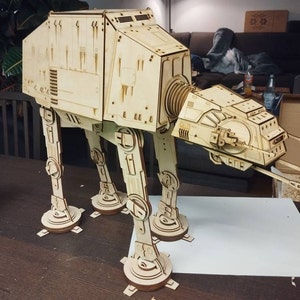AT-AT Star Wars MDF 2.5mm With Assembly Instructions - Etsy