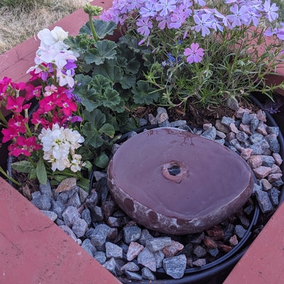 Fountain Basin Bird Bath Fountain Rock Garden Bird Bath Rock Garden